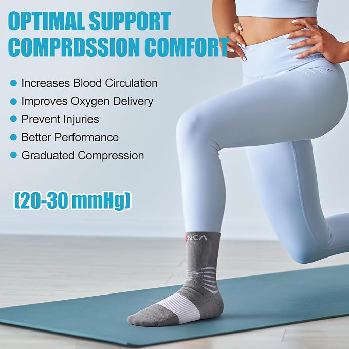 NEENCA Medical Compression Socks, Ankle Compression Stockings - Image 5