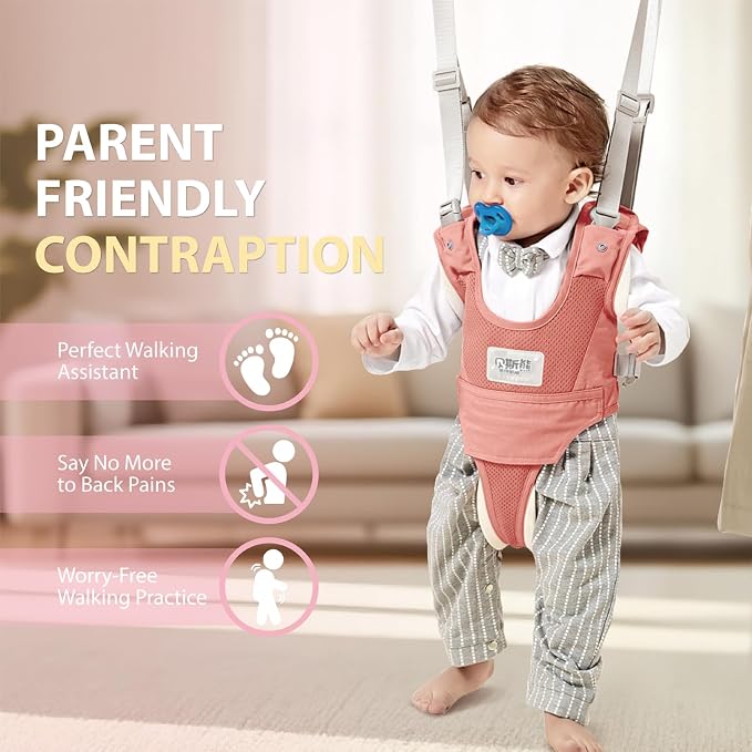 Baby Walking Harness-Handheld Assistant Belt- Toddler Infant Walking Aid - Image 2