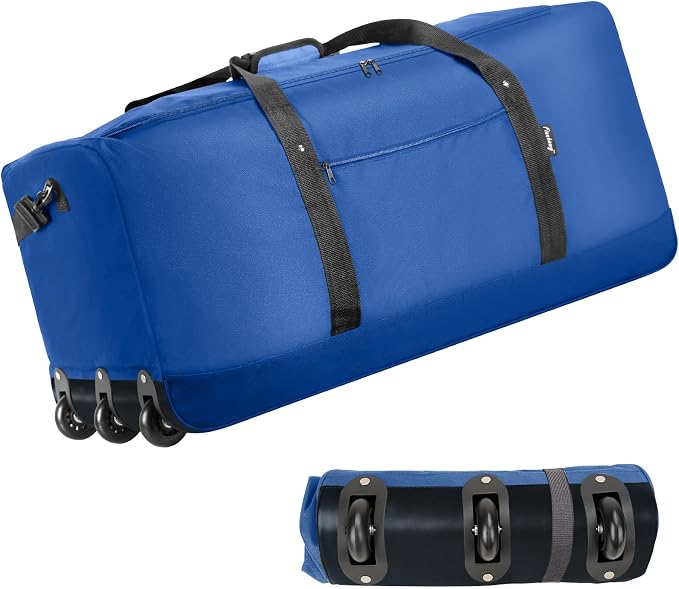 Finnhomy 120L Foldable Rolling Duffel Bag by Finnhomy