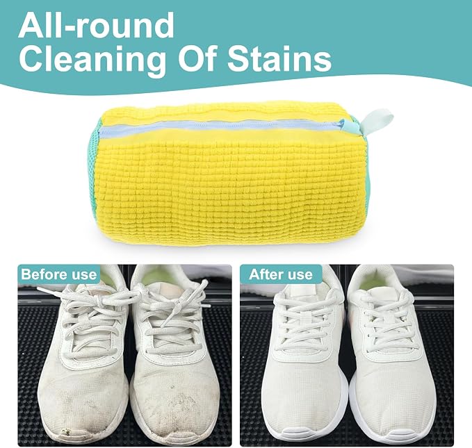 2PCS Shoe Washing Machine Bag, Durable Shoe Bag - Image 4
