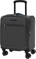 Verage Under Seat Luggage with Wheels, Softside Small Suitcase Spinner Carry On by VERAGE