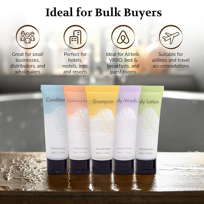 Double Sealed Hotel Conditioner Bulk 100 Pack Individually Wrapped Travel Size - Image 5
