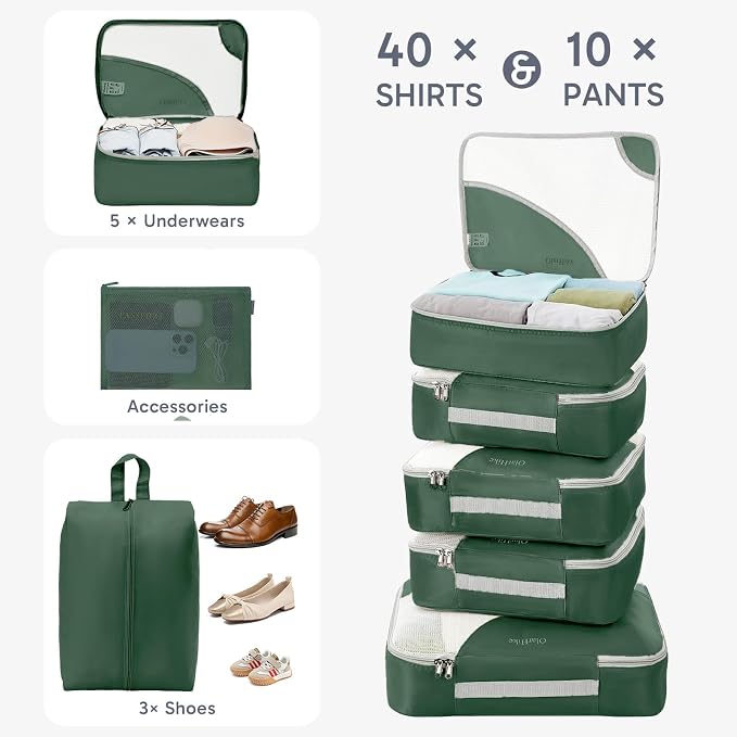 ALL INCLUDED 10 Set Durable Packing Cubes - Image 4