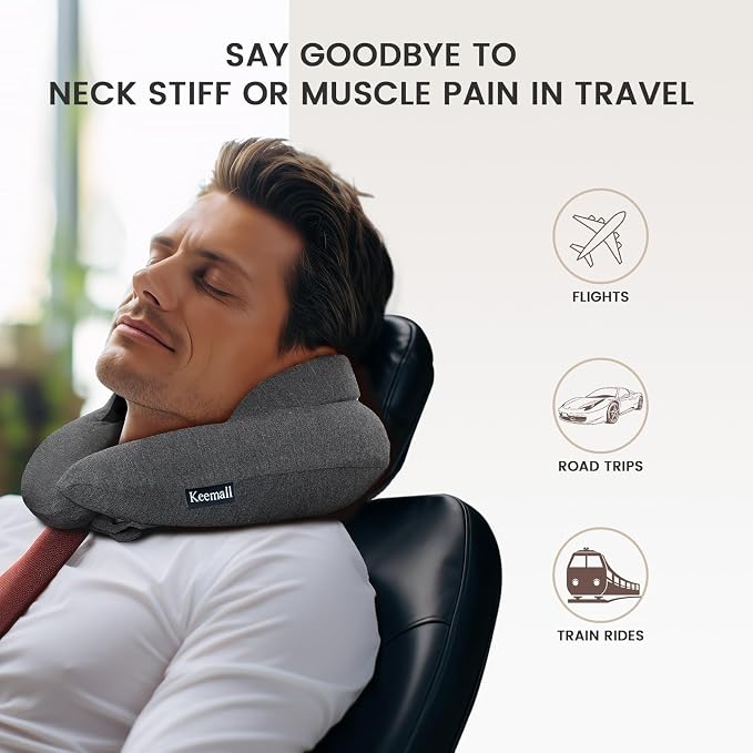 Inflatable Neck Pillow, Premium Travel Neck Pillow - Image 5