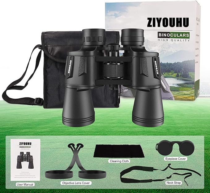 Binoculars for Adults 20x50 High Power Low Light Waterproof HD Compact - Image 9