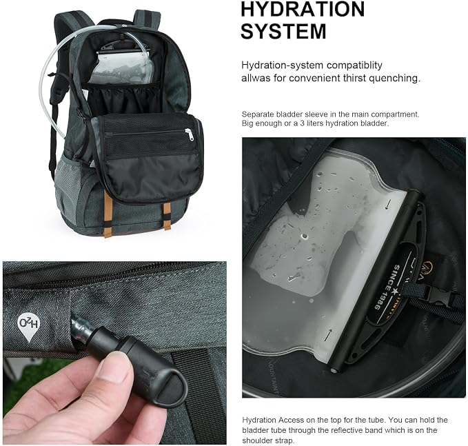 MOUNTAINTOP 40L Hiking Backpack Lightweight Travel Backpack - Image 4