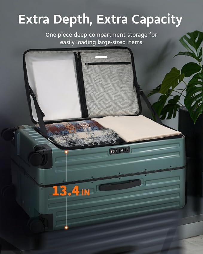 Checked Luggage, Large Suitcase 29 Inch Trunk Luggage - Image 2