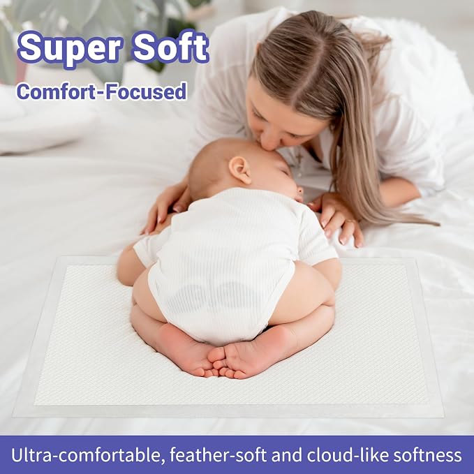 100 Pack Disposable Diaper Changing Pads - Image 6