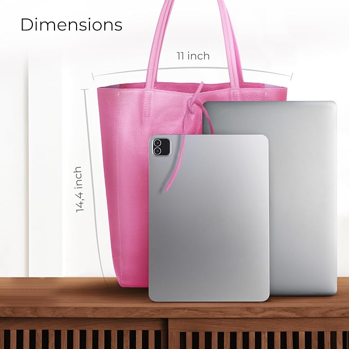 Italian Calf Leather Tote for Women - Image 2
