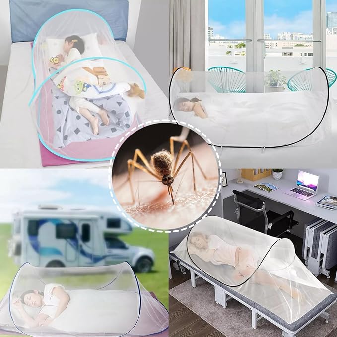 200 * 80 * 56 Large Size Mosquito Net Ultra Light Pop-up Foldable Mosquito Net - Image 6