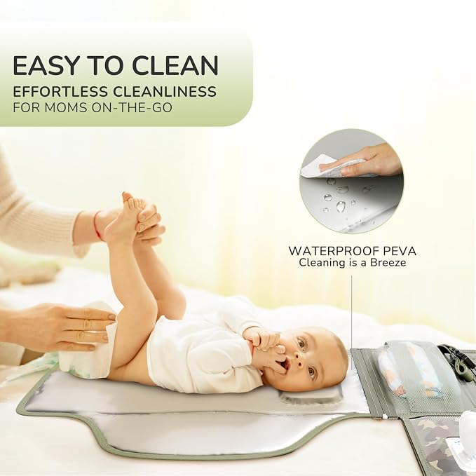 Portable Diaper Changing Pad for Baby, Detachable Travel Changing Pad - Image 4