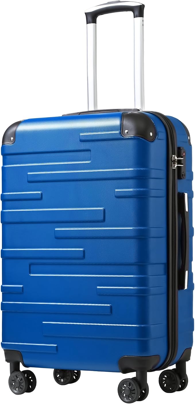 Coolife Luggage Suitcase Carry-on Hardside Travel Luggage TSA Lock Spinner by COOLIFE