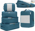 6-Pack Compression Packing Cubes Travel Essentials by NookTheory