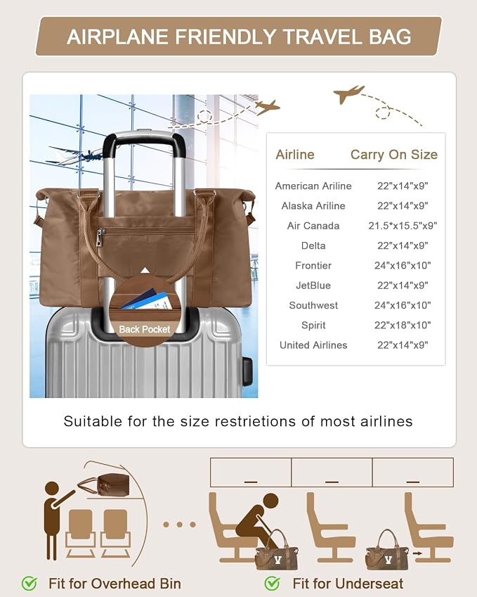 Birthday Graduation Gifts for Daughter, Initial Travel Duffel Bag Sports Gym - Image 6