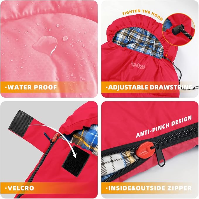 Camping Sleeping Bag, 32℉ Sleeping Bags - Image 3