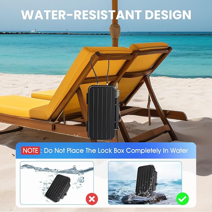 Beach Lock Box, Travel Safe Lock Box - Image 7