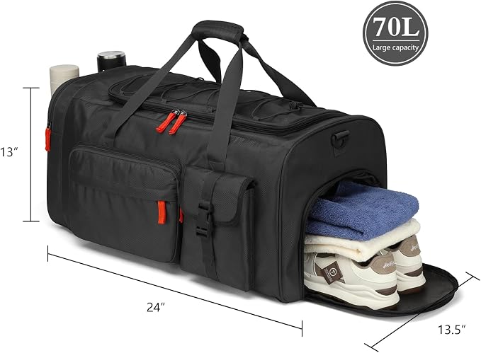 Lyweem Large Duffle Bag Backpack - Image 6
