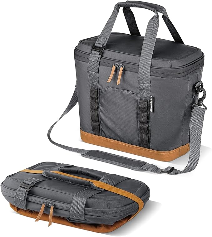 CleverMade Collapsible Insulated Cooler Bag – Leakproof Soft Folding Cooler by CleverMade