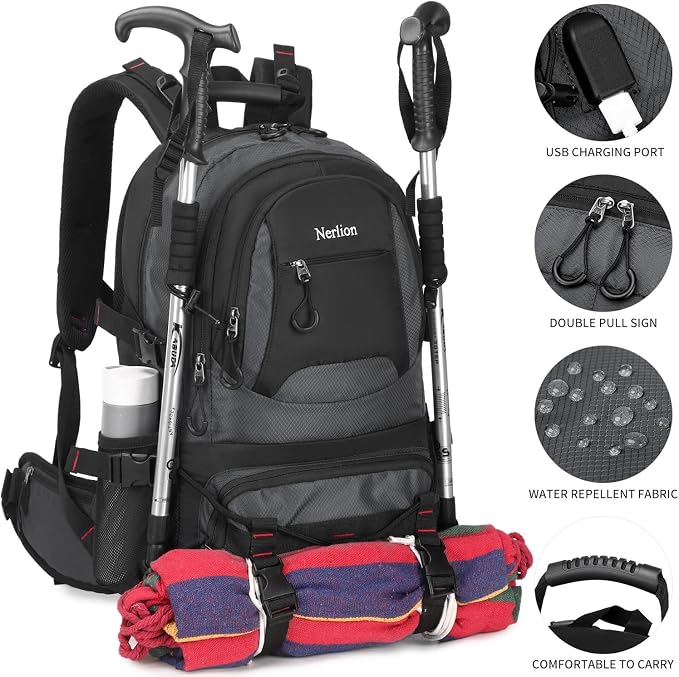 Nerlion 40L Hiking Backpack Travel Backpack - Image 2