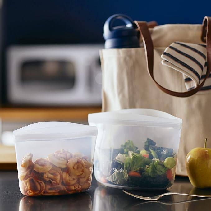 Stasher Premium Silicone Reusable Food Storage Bags, Lunch Bag, Travel - Image 11