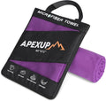 APEXUP Microfiber Travel Towel, Ultra Absorbent Quick Dry Towels, Lightweight by APEXUP