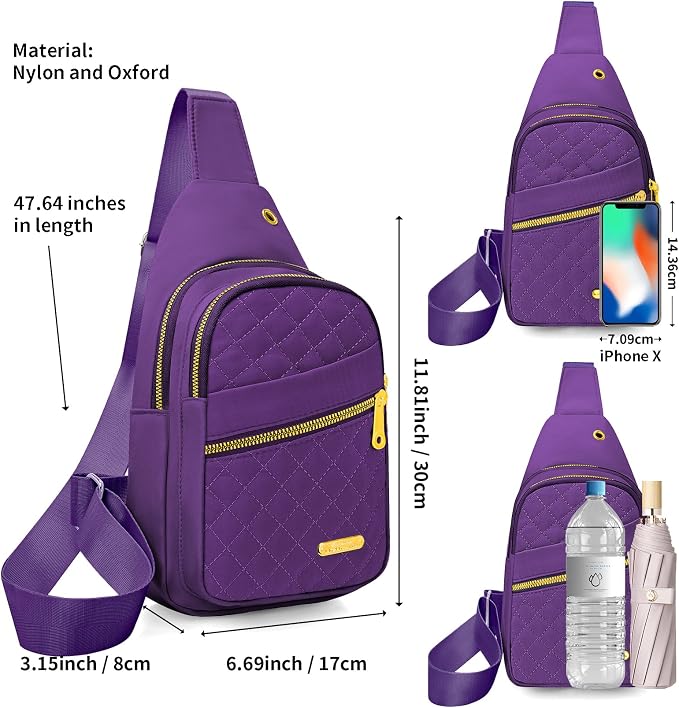 Small Sling Bag For Women Men Casual Crossbody Sling Backpack - Image 2