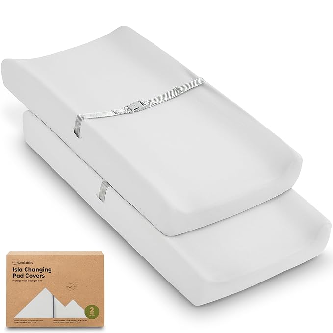 2-Pack Baby Changing Pad Covers by KeaBabies