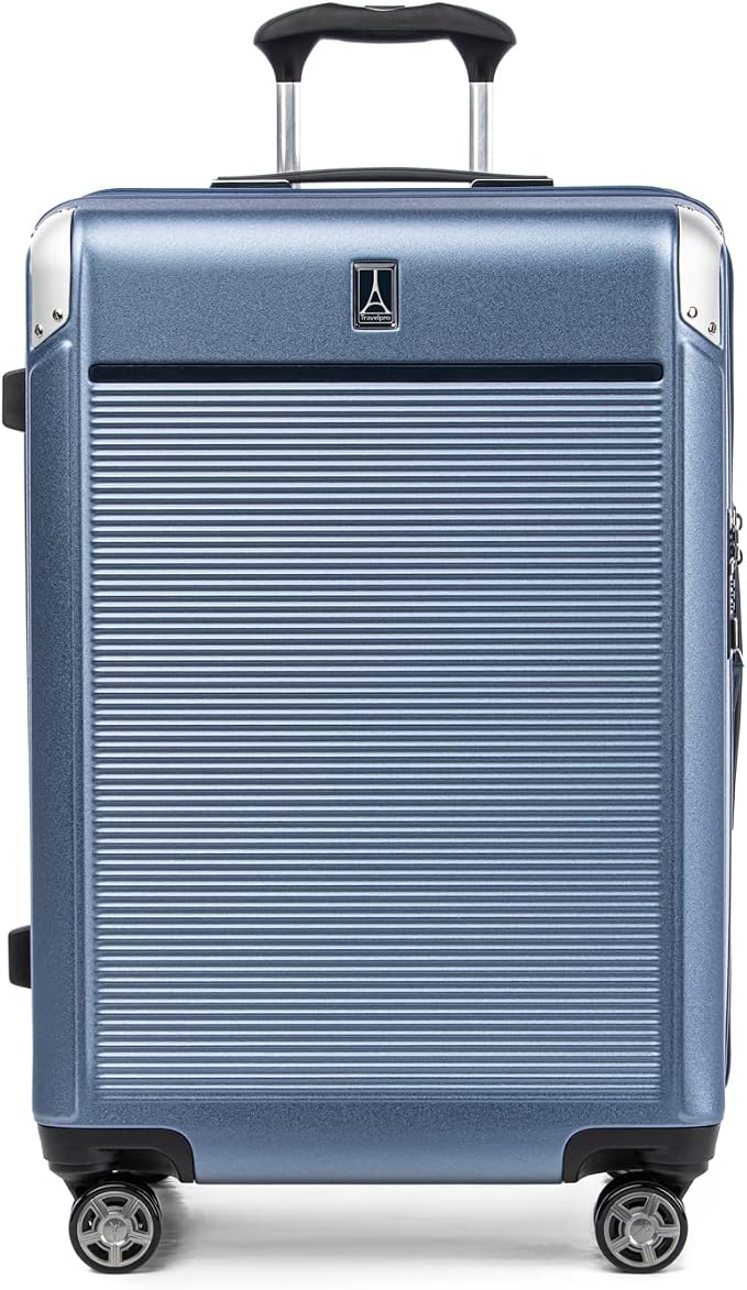 Travelpro Platinum Elite Hardside Expandable Checked Luggage, 8 Wheel Spinner by Travelpro