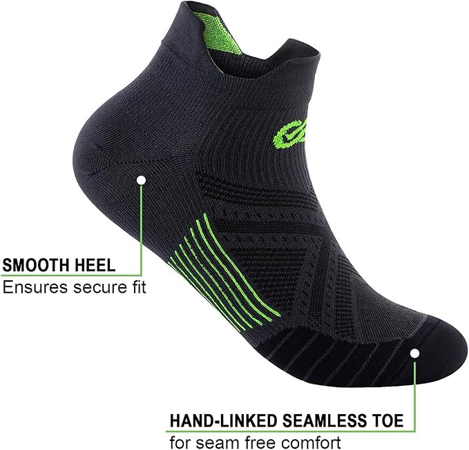 PAPLUS Ankle Compression Sock for Men and Women 2/4/6 Pairs, Low Cut - Image 3