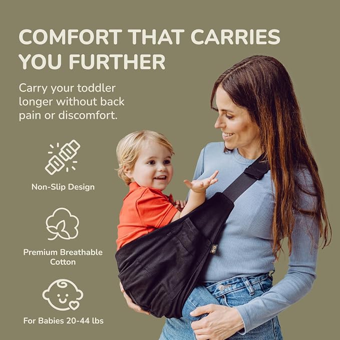Ergonomic Lightweight Adjustable Toddler Sling Baby Carrier - Image 3