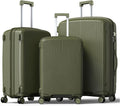 Nazhura Luggage Set, 3-Piece Hardside Suitcase Set, 20-inch Carry On, 28-inch by NazhuraGoodCompanionAtHome