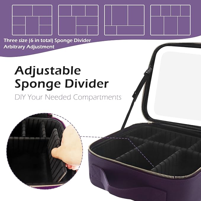 MOMIRA Travel Makeup Bag Cosmetic Bag Makeup Organizer Bag - Image 3