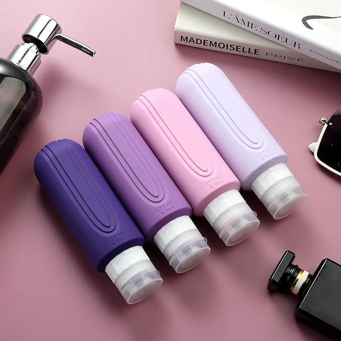 Travel Bottles for Toiletries, Large 6oz Oversize Containers, BPA Free Leak - Image 8