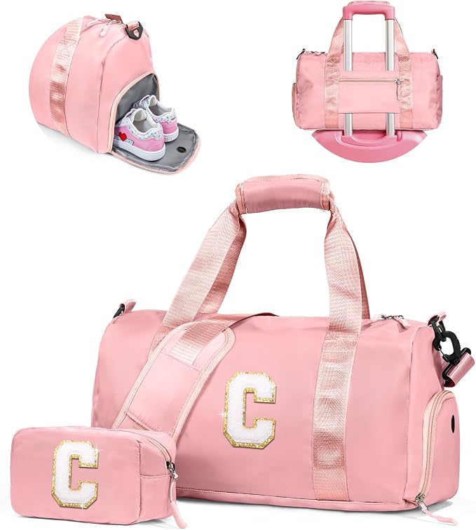 Gifts for 3 4 5 6 7 8 9 Year Old Girls-Girl Gym Bag by Vogewood