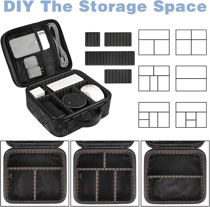 MATEIN Cable Organizer Bag, Waterproof Travel Electronic Storage, Shockproof - Image 4