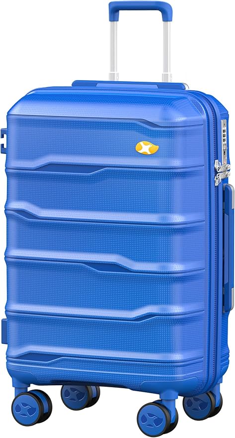 Carry On Luggage 22x14x9 Airline Approved, Hard Shell Suitcase by MGOB