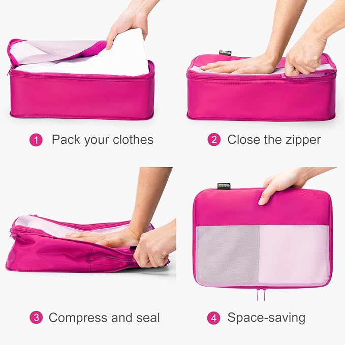 5 Set Compression Packing Cubes - Image 4
