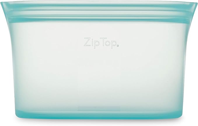 Zip Top Reusable Food Storage Bags | Medium Dish | Silicone Meal Prep Container - Image 2