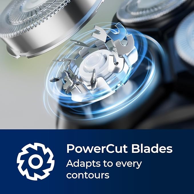 Cordless Electric Razor for Men: 3-in-1 Shaver for Beard/Nose/Sideburns - Image 2
