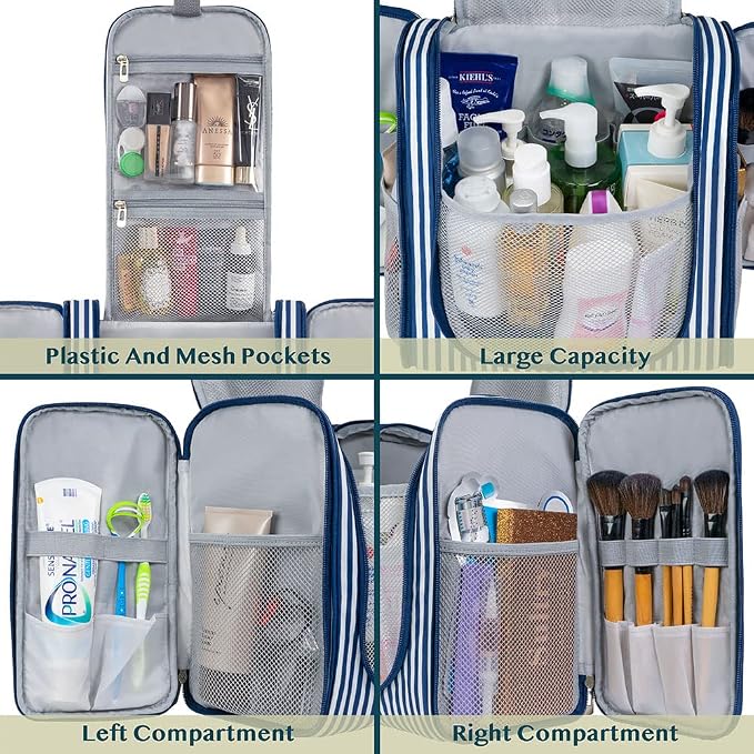 PAVILIA Extra Large Toiletry Bag Travel Bag - Image 4