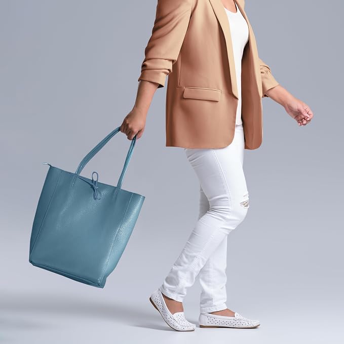Italian Calf Leather Tote for Women - Image 7