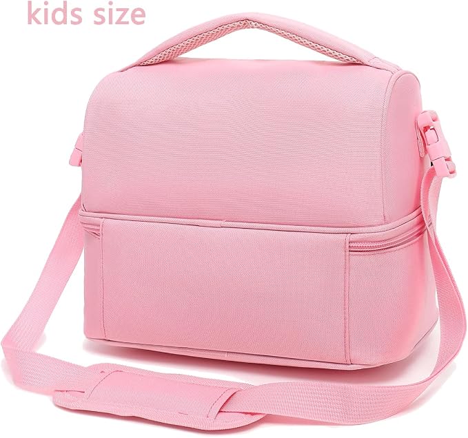 FlowFly Double Decker Cooler Insulated Lunch Bag Large Tote - Image 6