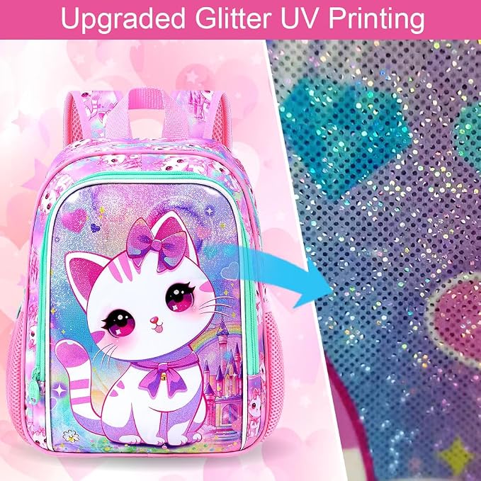 CCJPX Toddler Backpack for Boys Girls, Dinosaur Unicorn Cat Preschool Bookbag - Image 5