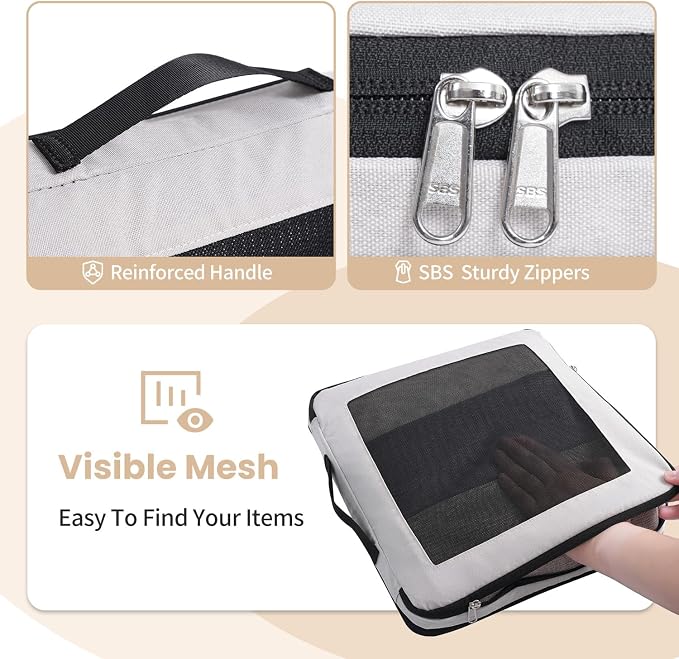 8 Set/6 Set/4 Set Compression Packing Cubes - Image 5