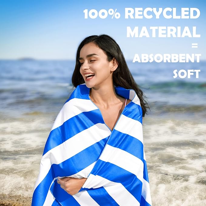 Your Choice Microfiber Quick Dry Sand-Free Beach Towel - Image 4