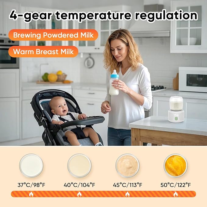 Baby Bottle Warmer, Maypott Portable 3 Minutes Fast Milk Warmer - Image 3
