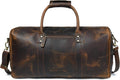 ELIZO Leather Duffle Bag For Men Women REAL FULL GRAIN Travel Overnight by LuxuryEngineeredProducts