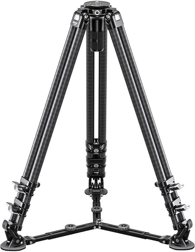 Leofoto LVC-253C+BV-15 King Kong Series Carbon Fiber Dual Leg Video Tripod w - Image 4