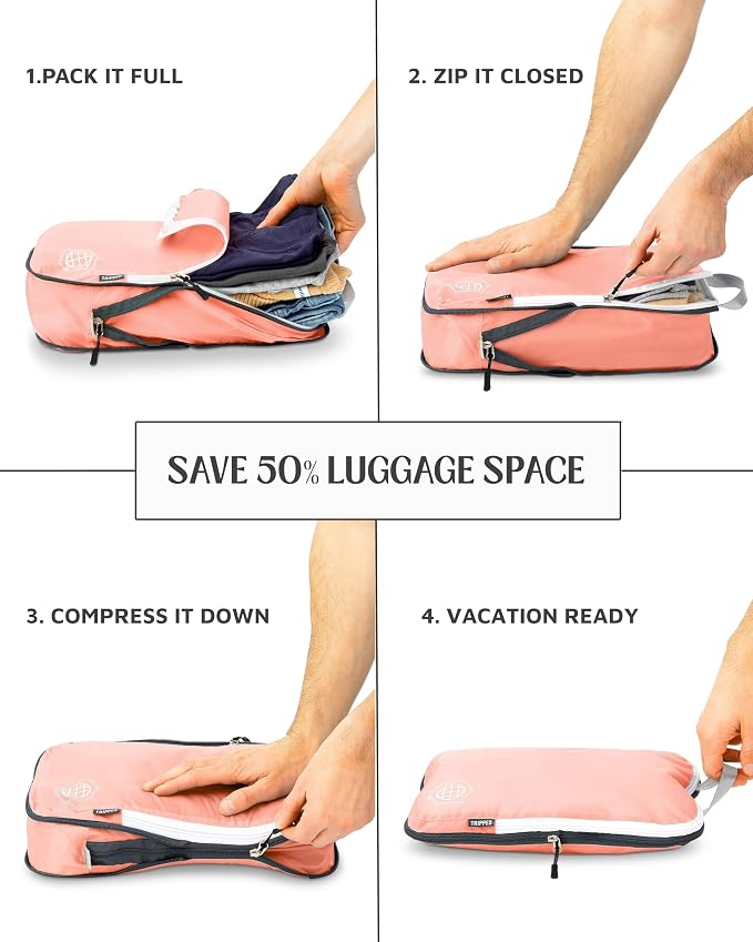 Compression Packing Cubes Set for Travel - Image 7