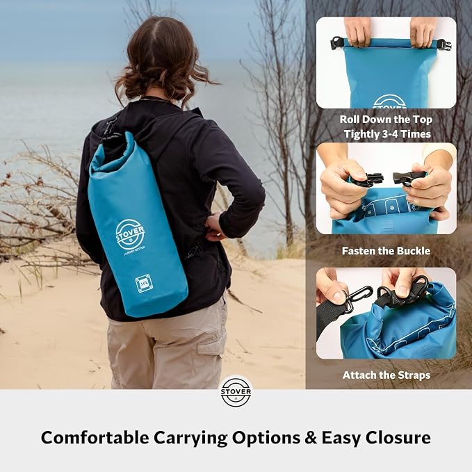 STOVER 5/10/25/30/40/55L Waterproof Backpack- Floating Dry Bag - Image 5